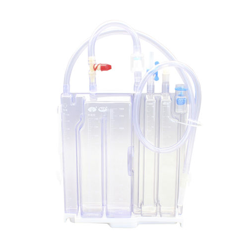 Kit de drenagem pleural - 746 series - Cathwide Medical - com 2 câmaras