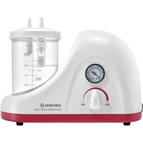 Aspirador cirúrgico elétrico - H003-C - Semcares - para pequenas cirurgias / portátil