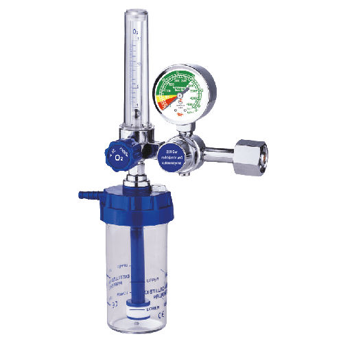 Fluxômetro para gases medicinais - JH-905 - Semcares - para trilho / com umidificador / com regulador de pressão