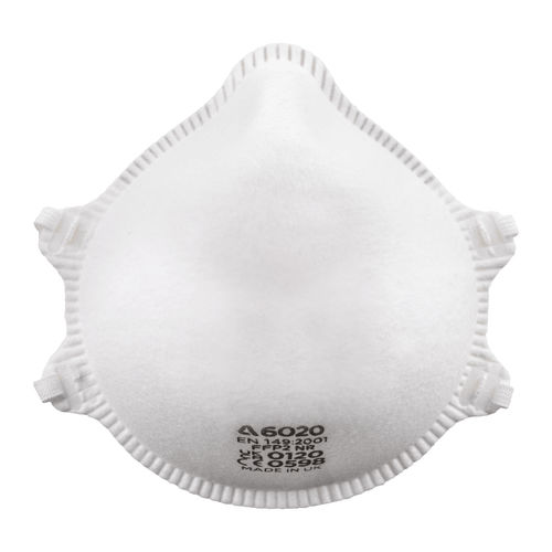 Máscara PFF2 - 6020 - Globus Group - em polipropileno / sem látex / sem válvula