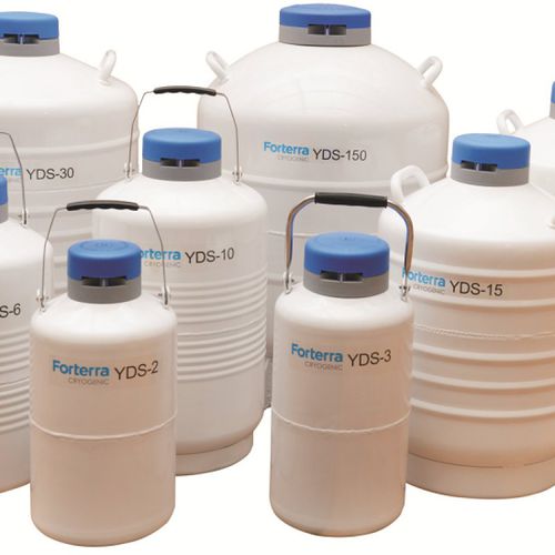 Container de laboratório - YDS-10-80 - Qingdao Forterra Gas - para amostras biológicas / em alumínio / para nitrogênio líquido
