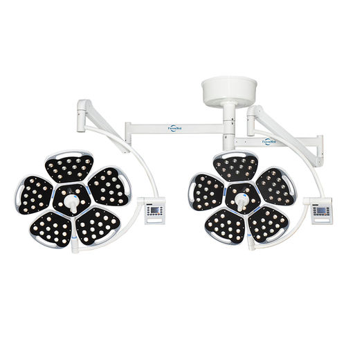 Foco cirúrgico de teto - FY-D5+5 - Jiangsu Fuyou Medical - de LED / 2 braços / 95