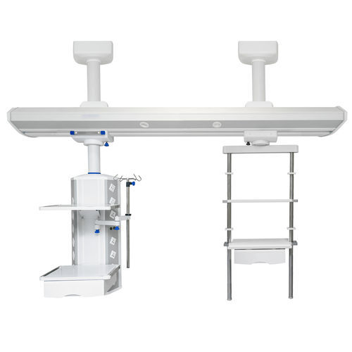 Estativa-pórtico de teto - FY-1100CE - Jiangsu Fuyou Medical - para cuidados intensivos / fixo / com prateleiras