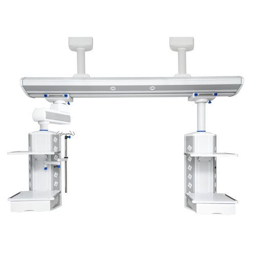 Estativa-pórtico de teto - FY-1100SE - Jiangsu Fuyou Medical - para cuidados intensivos / com braço simples / fixo