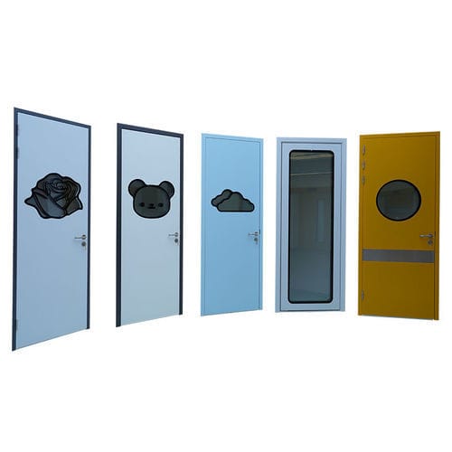 Porta para hospital - Floor spring free  - Jiangsu Fuyou Medical - de abrir