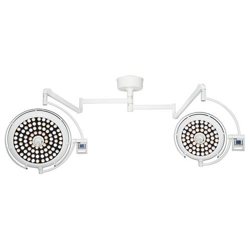 Foco cirúrgico de teto - FY-700500A - Jiangsu Fuyou Medical - de LED / para sala de cirurgia / 2 braços