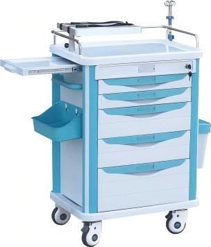 Carrinho de emergência - FY-ET009 - Jiangsu Fuyou Medical - para hospital / para medicamentos / de acondicionamento