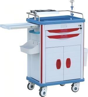 Carrinho de emergência - FY-ET008H - Jiangsu Fuyou Medical - para hospital / para medicamentos / de acondicionamento