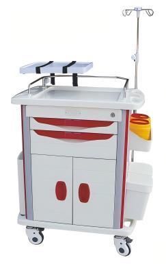 Carrinho de emergência - FY-ET750-02H - Jiangsu Fuyou Medical - para hospital / em aço inoxidável / em material plástico