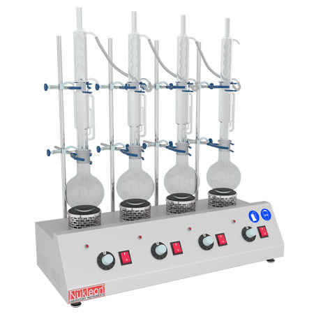 Extrator de laboratório de Soxhlet - Nükleon laboratory Equipments - manual