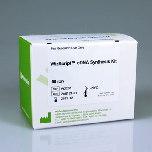 Kit de reagentes para síntese de DNAc - WizScript™  - Wizbiosolutions Inc. - solução de dNTP / solução tampão / para RT-PCR