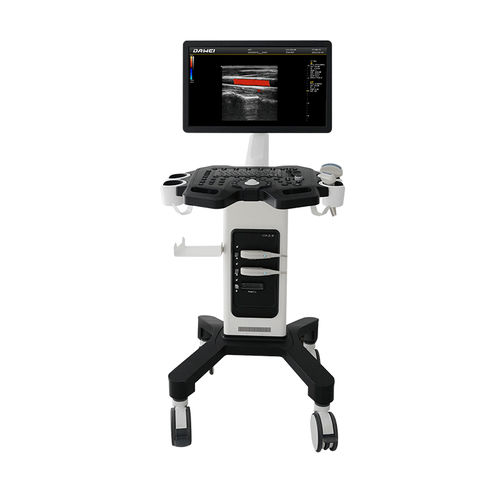 Ultrassom veterinário com carrinho - F6i-VET - Dawei Medical - multiuso / para animais de pequeno porte / com tela sensível ao toque