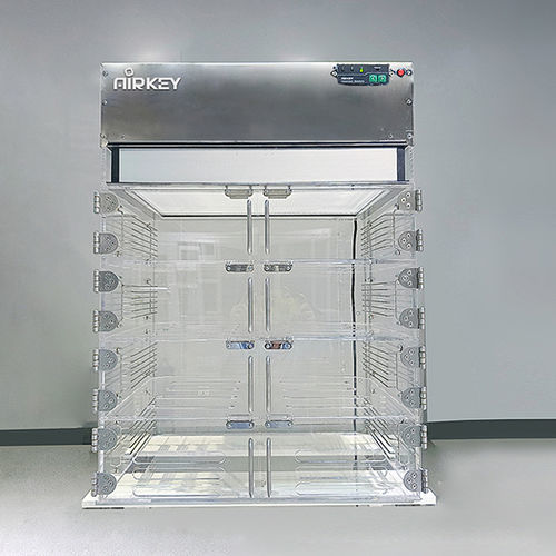 Cabine para sala limpa - Airkey Envirotech Co., Ltd. - com rodízios / HEPA / de fluxo laminar