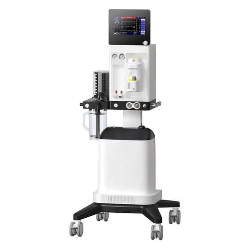 Aparelho de anestesia veterinária para animais de pequeno porte - YSAV-AMV5 - Fatali Medical - com carrinho