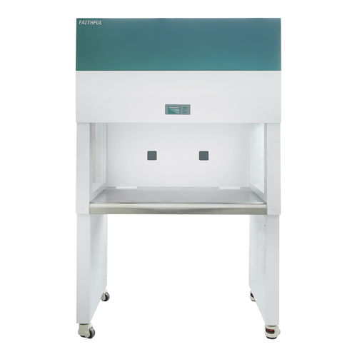 Cabine de laboratório - CJ series - Huanghua Faithful Instrument Co., Ltd. - com rodízios / HEPA / de fluxo laminar vertical