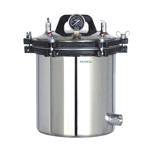 Esterilizador hospitalar de laboratório - FSF series - Huanghua Faithful Instrument Co., Ltd. - a vapor / portátil / em aço inoxidável