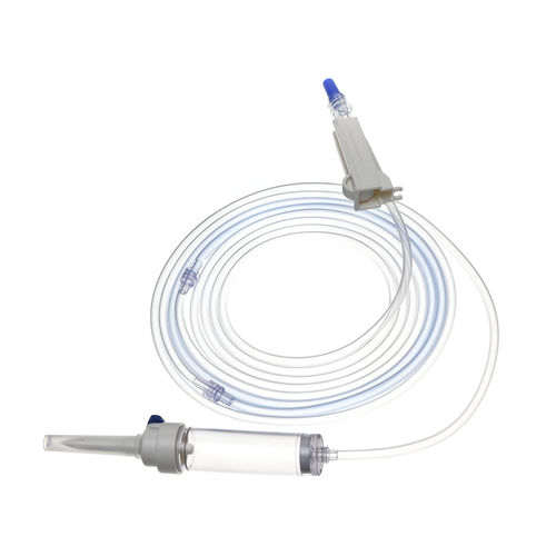 Kit de infusão com câmara de gotejamento - BQ-P190012 - BQ+ Medical - com componentes sem latex