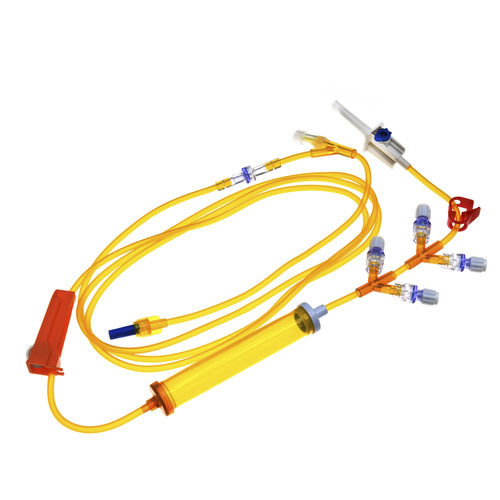 Kit de infusão para quimioterapia - ON190013 - BQ+ Medical - em policloreto de vinila / com proteção contra a luz / com câmara de gotejamento