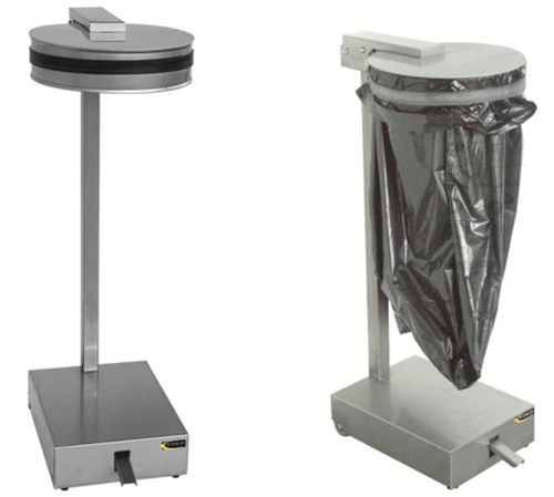 Lixeira em aço inoxidável - CPB - SOFINOR - com rodízios / para reciclagem / com pedal
