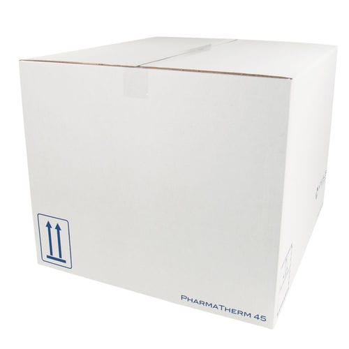Caixa de embalagem para produtos farmacêuticos - PharmaTherm 45 - DGP Intelsius GmbH - em papel / de temperatura controlada para produtos sanguíneos