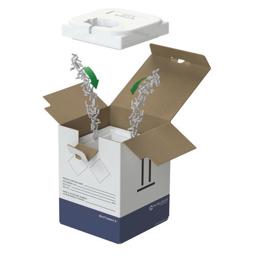 Caixa de embalagem para produtos farmacêuticos - PHARMATHERM 3 - DGP Intelsius GmbH - para amostras biológicas / de transporte / para produtos termossensíveis