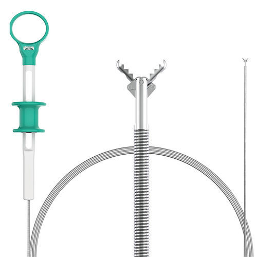 Pinça cirúrgica - ATE-QYQ-C-23×1600 - Ningbo Xinwell Medical Technology - de biópsia / descartável / em aço inoxidável