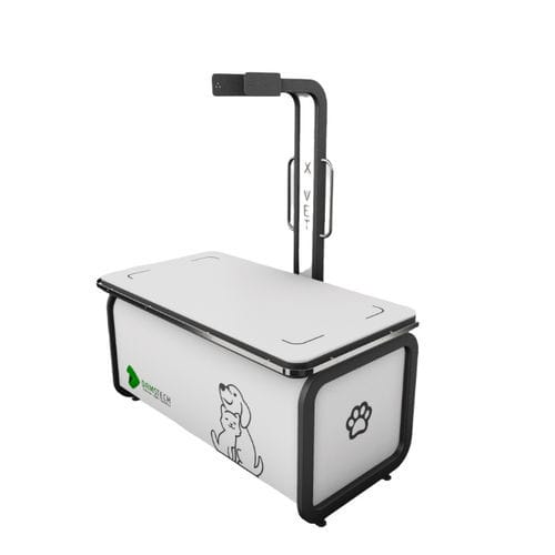 Mesa de radiografia veterinária com coluna porta-tubo - X-VET - Damstech sas