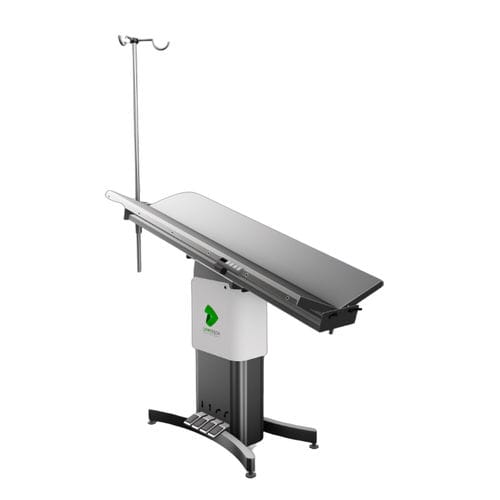 Mesa cirúrgica veterinária elétrica - J-VET PREMIUM - Damstech sas - para animais de grande porte / para animais de estimação / com plataforma em V