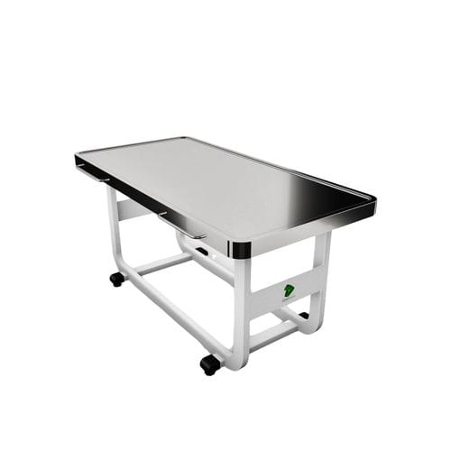Mesa de exame para uso veterinário - E-VET - Damstech sas - com altura fixa / com rodízios / não articulada