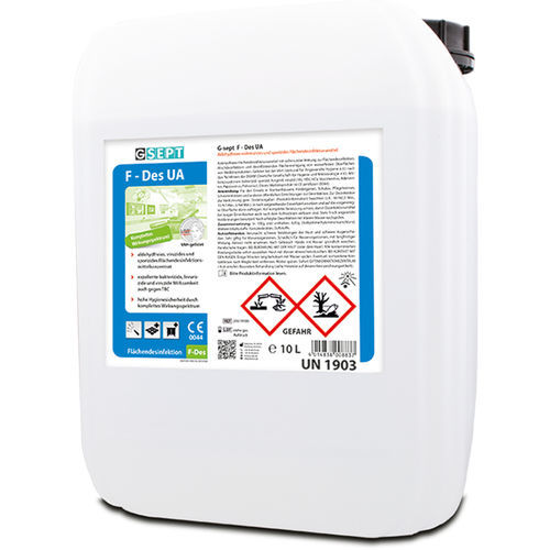 Desinfetante para pisos e outras superfícies - G-SEPT F-Des UA - Glomin - líquido / 10.000 ml