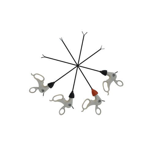 Pinça laparoscópica - Suzhou Raynor Medical Technology Co., Ltd. - descartável / reta