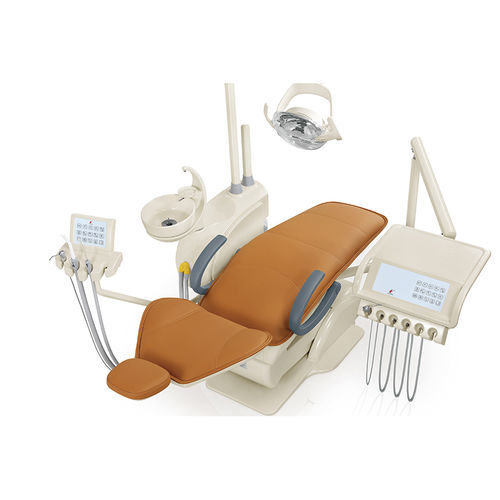 Conjunto odontológico com cadeira de acionamento elétrico - HY-E60 - Foshan Haiyue Medical Equipment Co., Ltd. - com sistema de higienização / com câmera intraoral / com mesa de equipo