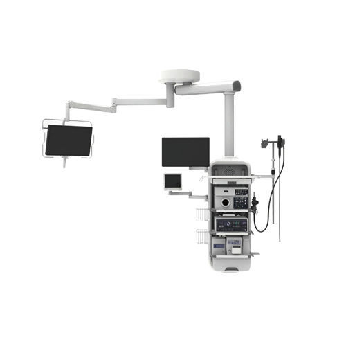 Estativa de braço de teto - G-D3-1-MP13 - Galbino Technology - para endoscopia / modular / de altura regulável