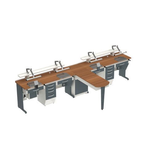 Estação de trabalho para laboratório dentário para treinamento - TWM - Kartal Dental - com prateleiras / com iluminação / com gavetas