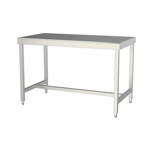 Mesa de trabalho - SWT130 - Proxenon - retangular / em aço inoxidável