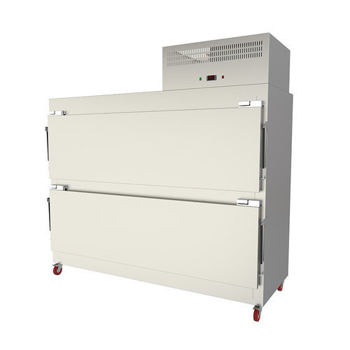 Câmara mortuária para macas de transporte de corpos - MBR210 - Proxenon - 2 corpos / com abertura lateral / móvel