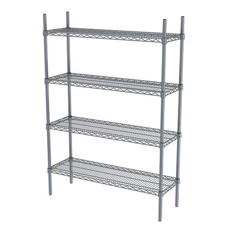Estante modular - SWS175 series - Proxenon - móvel / aramada / em aço inoxidável
