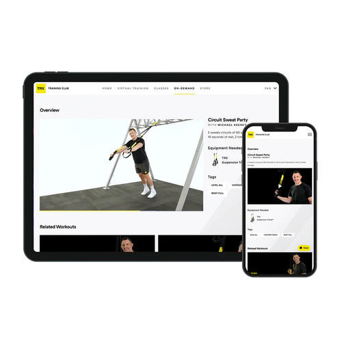 Aplicativo para Android para treinamento - TRX Training