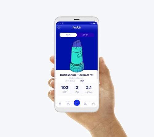Aplicativo móvel de gestão de pacientes asmáticos - FindAir - de monitorização / médico-hospitalar / para smartphone