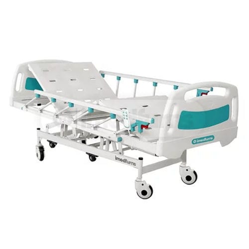 Cama para cuidados intensivos - ICU 3 - imedfurns Private Limited - elétrica / de altura regulável / com rodízios