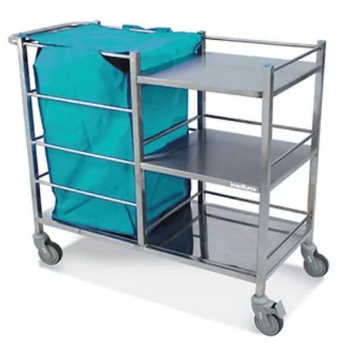 Carrinho de acondicionamento - IMED6013 - imedfurns Private Limited - em aço inoxidável / com bolsa