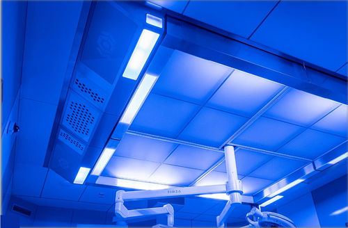 Módulo de fluxo laminar para sala de cirurgia - NICFA-5630RGB - NICFA - de teto / com iluminação
