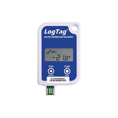Registrador de dados de temperatura - USRID-16 - Logtag - de produtos farmacêuticos / para cadeia de frio / USB