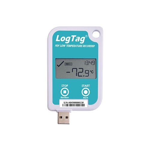 Registrador de dados de temperatura - UTREL-16F - Logtag - de produtos farmacêuticos / para cadeia de frio / USB