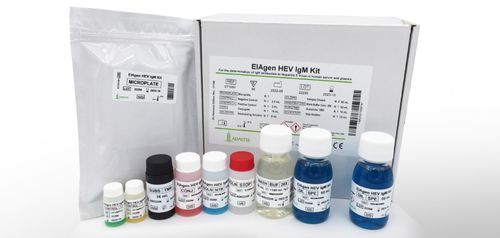 Kit de teste da hepatite E - EIAgen - ADALTIS - de imunoglobulinas M / de hepatite C (HCV) / de hepatite B (HBV)