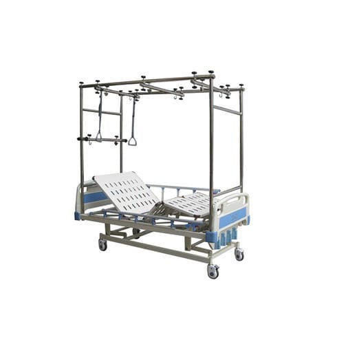 Cama para hospital - M401 - Foshan Medco Medical equipment Co., Ltd. - manual / de altura regulável / com rodízios