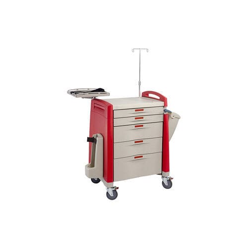 Carrinho hospitalar - T078 - Foshan Medco Medical equipment Co., Ltd. - para desfibrilador / para tratamentos / coletor de lixo