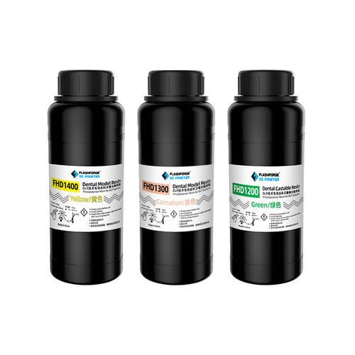 Material dentário em resina acrílica - DLP  - Zhejiang Flashforge 3D Technology Co., Ltd. - para goteiras terapêuticas / para impressão 3D / para confecção de modelos