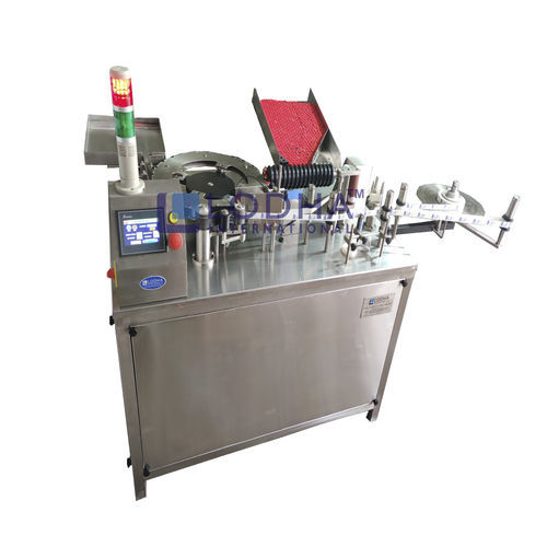 Rotuladora para frasco - LI-ASL 2H - Lodha International LLP - para ampolas de medicamentos / automática / rotativa