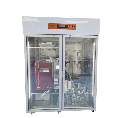 Refrigerador para cromatografia - GYCX-1800 - Xiamen Guoyi Scientific Instrument - vertical / com 2 portas / com porta de vidro